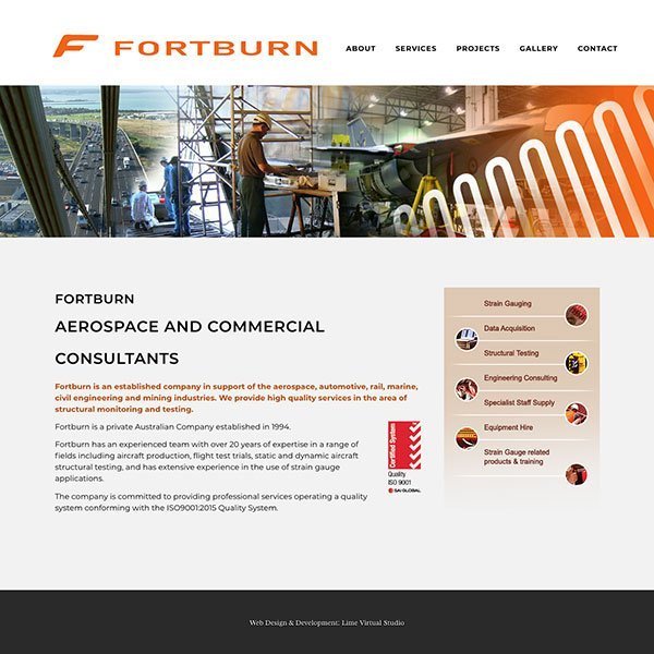 fortburn website setup