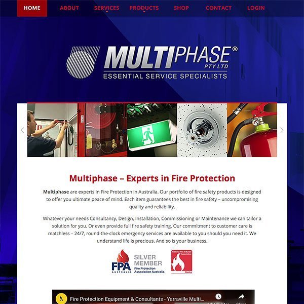 multiphase web layout